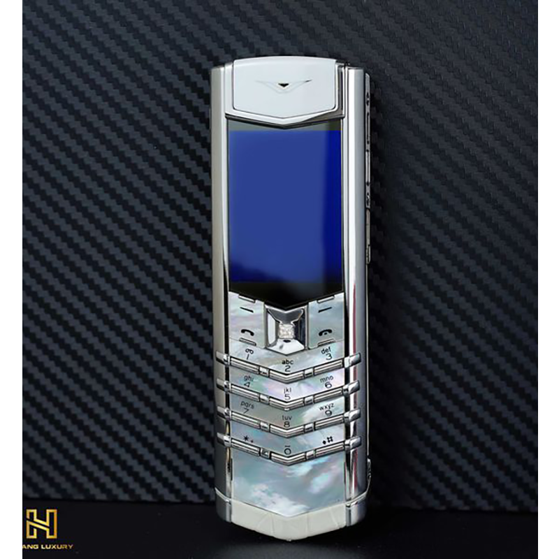VERTU SIGNATURE S PURE WHITE MOTHER OF PEARL