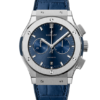HUBLOT CLASSIC FUSION BLUE CHRONOGRAPH TITANIUM