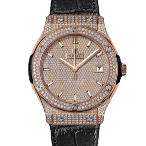 ĐỒNG HỒ HUBLOT CLASSIC FUSION KING GOLD FULL PAVÉ