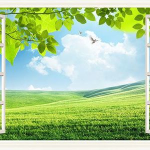 Tranh cửa sổ XL00162 hàng hot mùa hè 2018