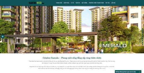 Mẫu Landing Page Bất Động Sản Đẹp, Chuyên Nghiệp tại Vua Web Digi #02