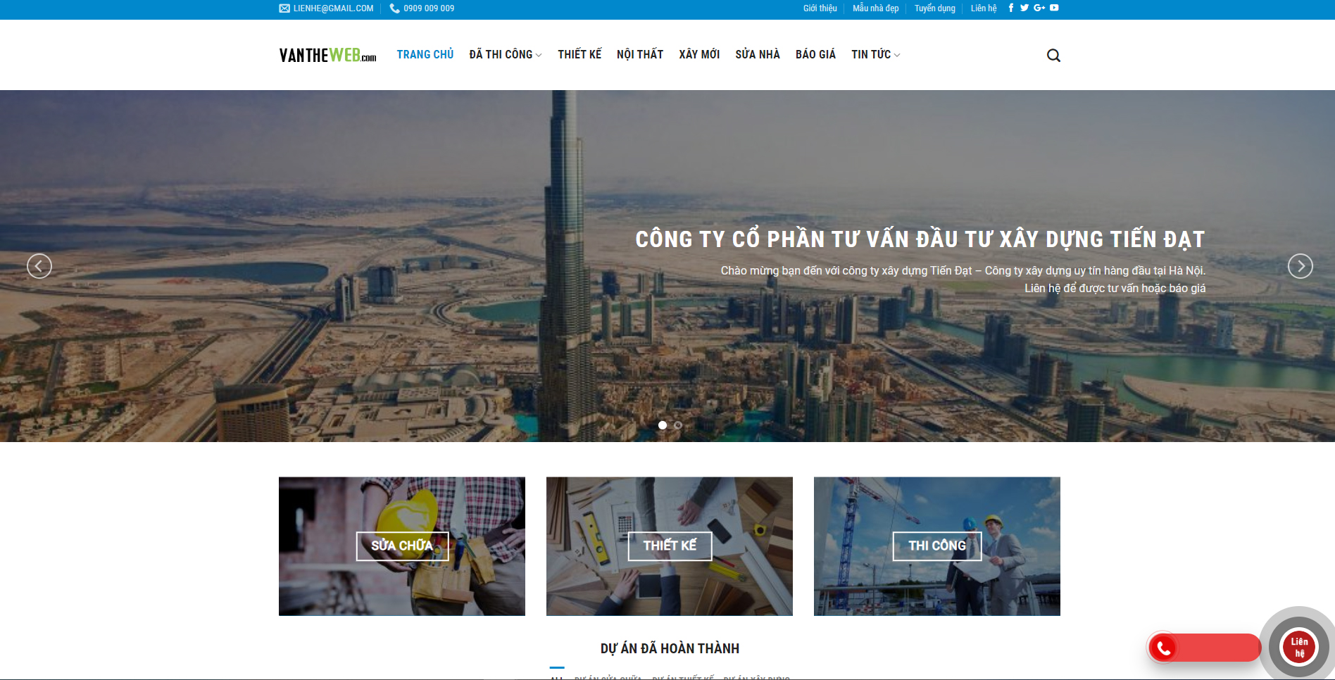 Bất động sản Xây dựng Tiến Đạt